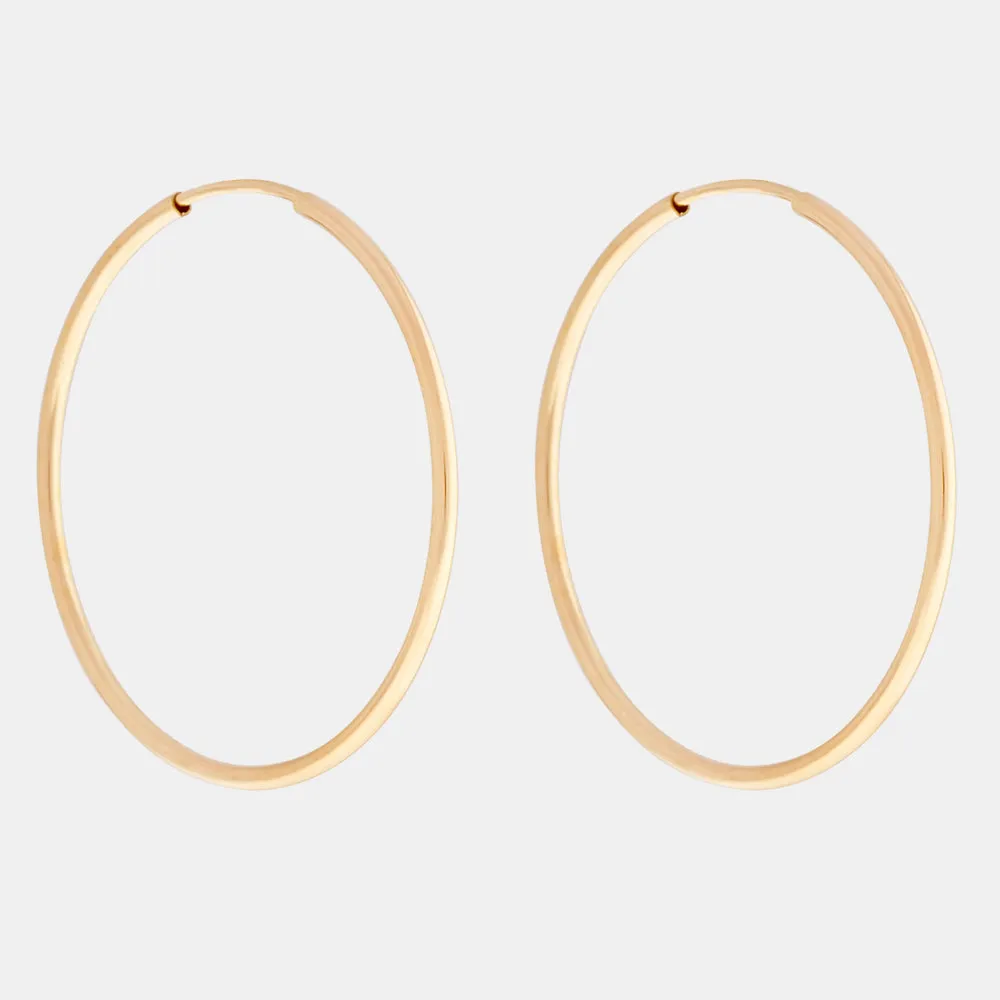 14K Gold Filled Infinity Hoop Earrings