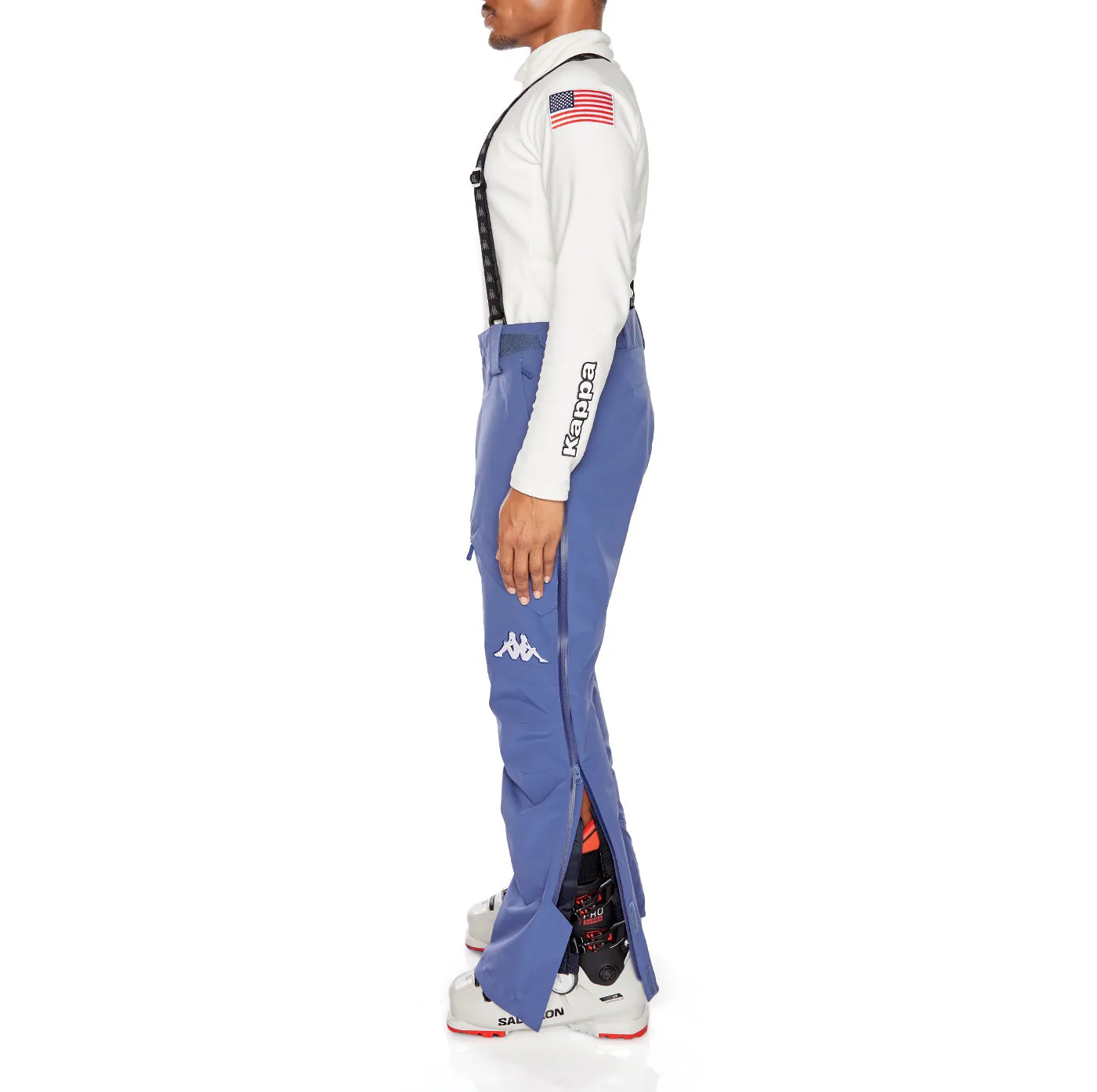 6Cento 622P US Full Zip Ski Pants - Blue Fiord