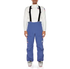 6Cento 622P US Full Zip Ski Pants - Blue Fiord