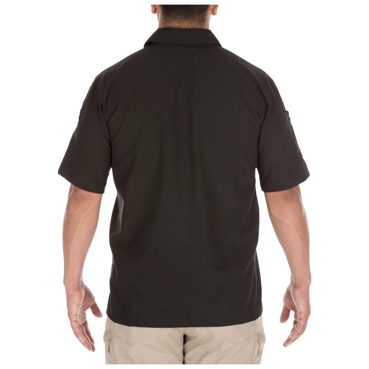 71340-019 CAMISA FREEDOM FLEX MANGA CORTA NEGRA MARCA 5.11 TACTICAL