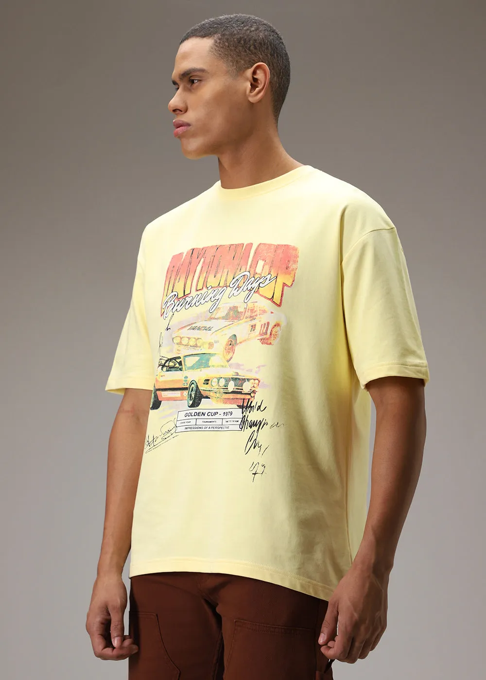 Amber Yellow Oversized T-Shirt