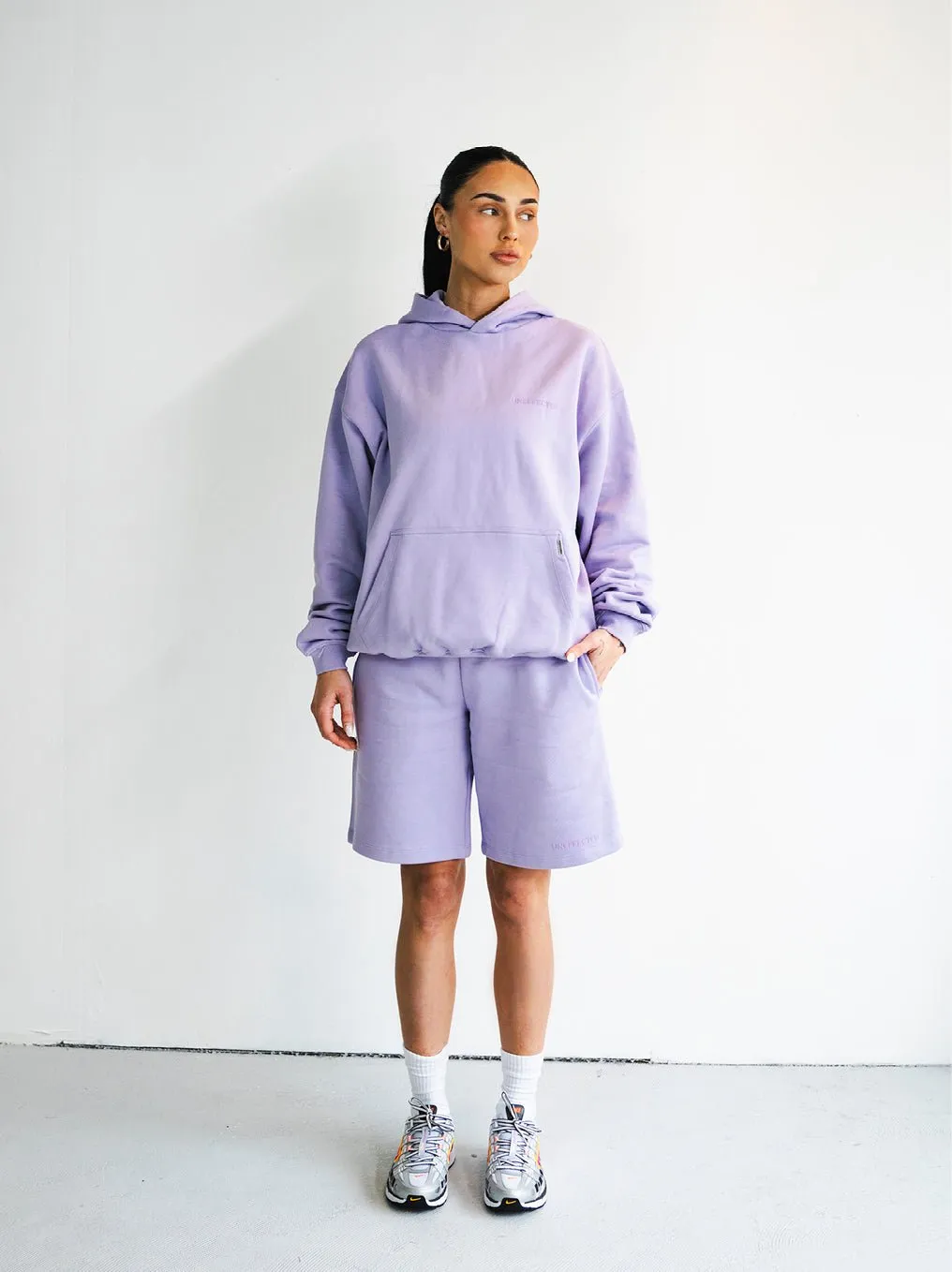 Archive Logo Oversized Hoodie - Lilac