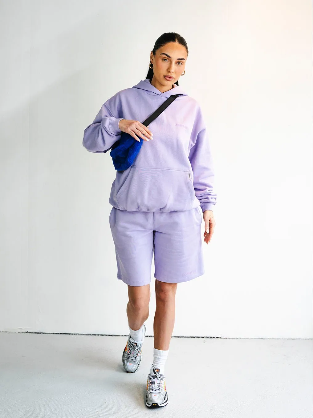 Archive Logo Oversized Hoodie - Lilac