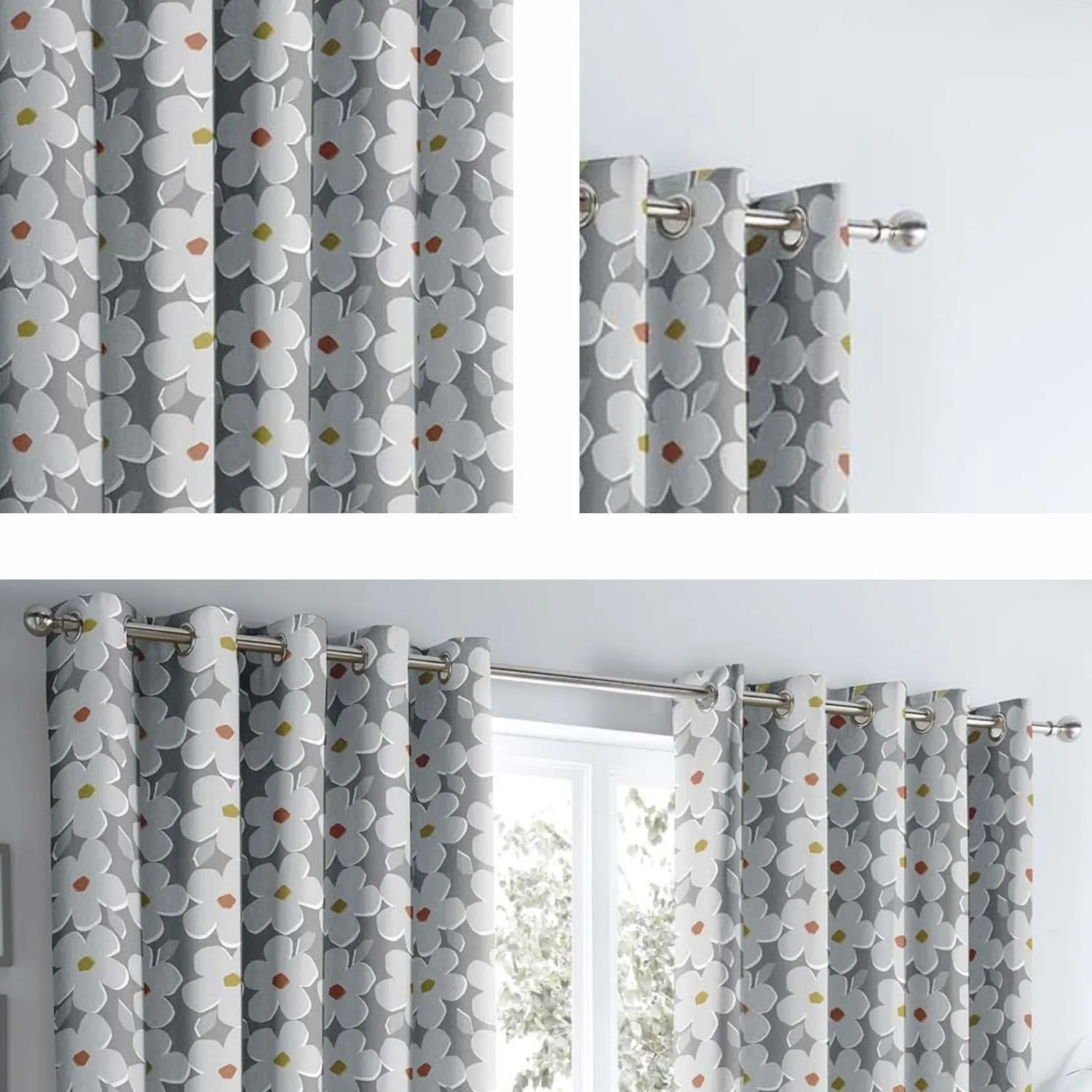 Aura Eyelet Curtain - 90x72''