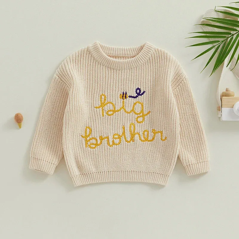 Baby Deluxe Sweater - BIG BROTHER - to 24M