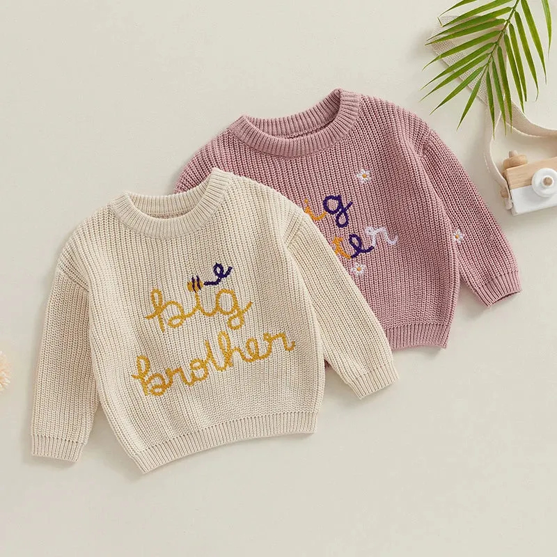 Baby Deluxe Sweater - BIG BROTHER - to 24M