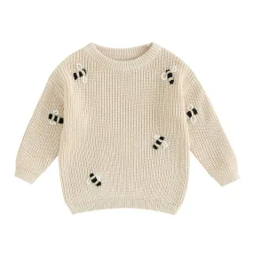 Baby (to 24M) Deluxe Girls Sweater - BUMBLEBEES