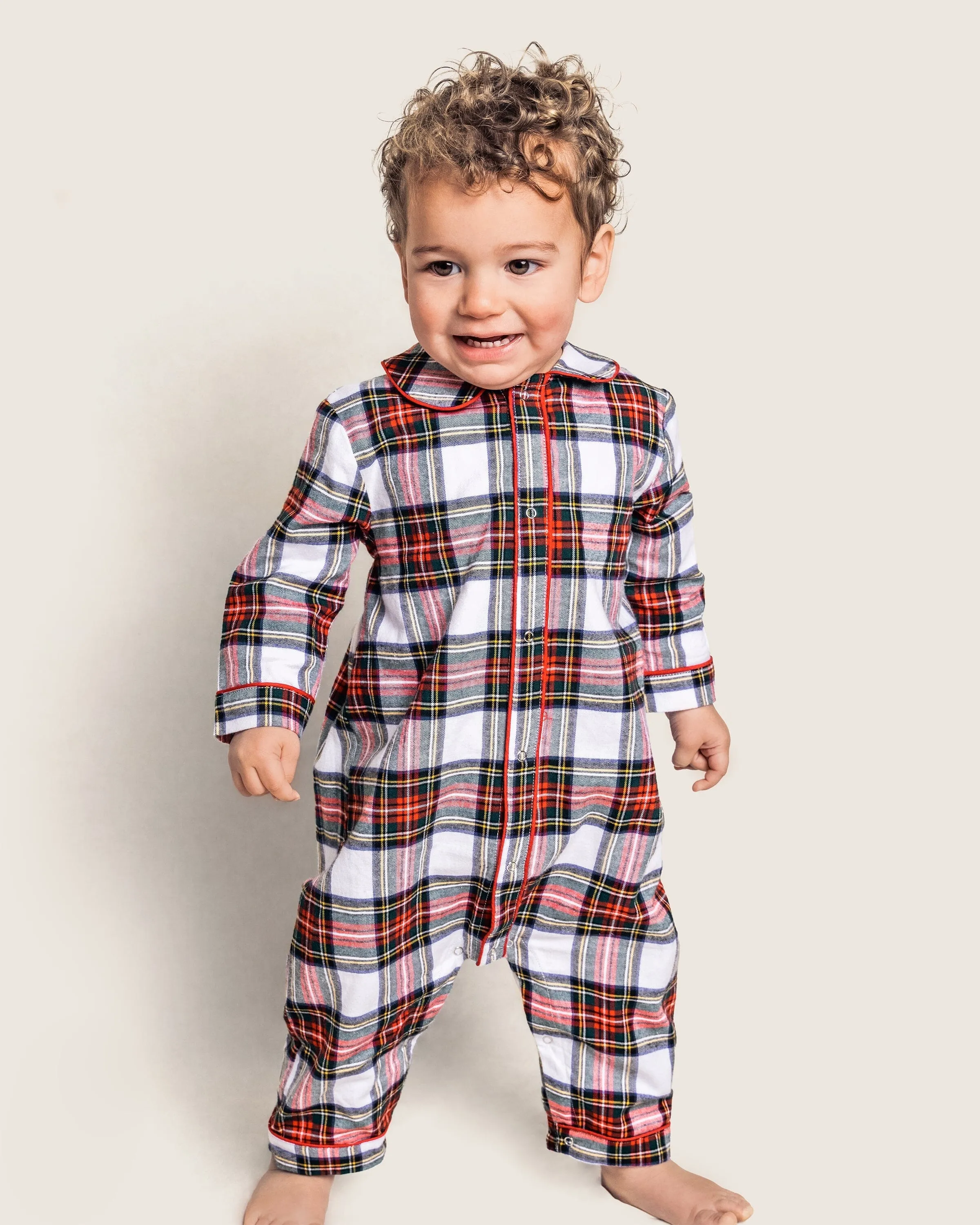 Baby's Brushed Cotton Cambridge Romper | Balmoral Tartan