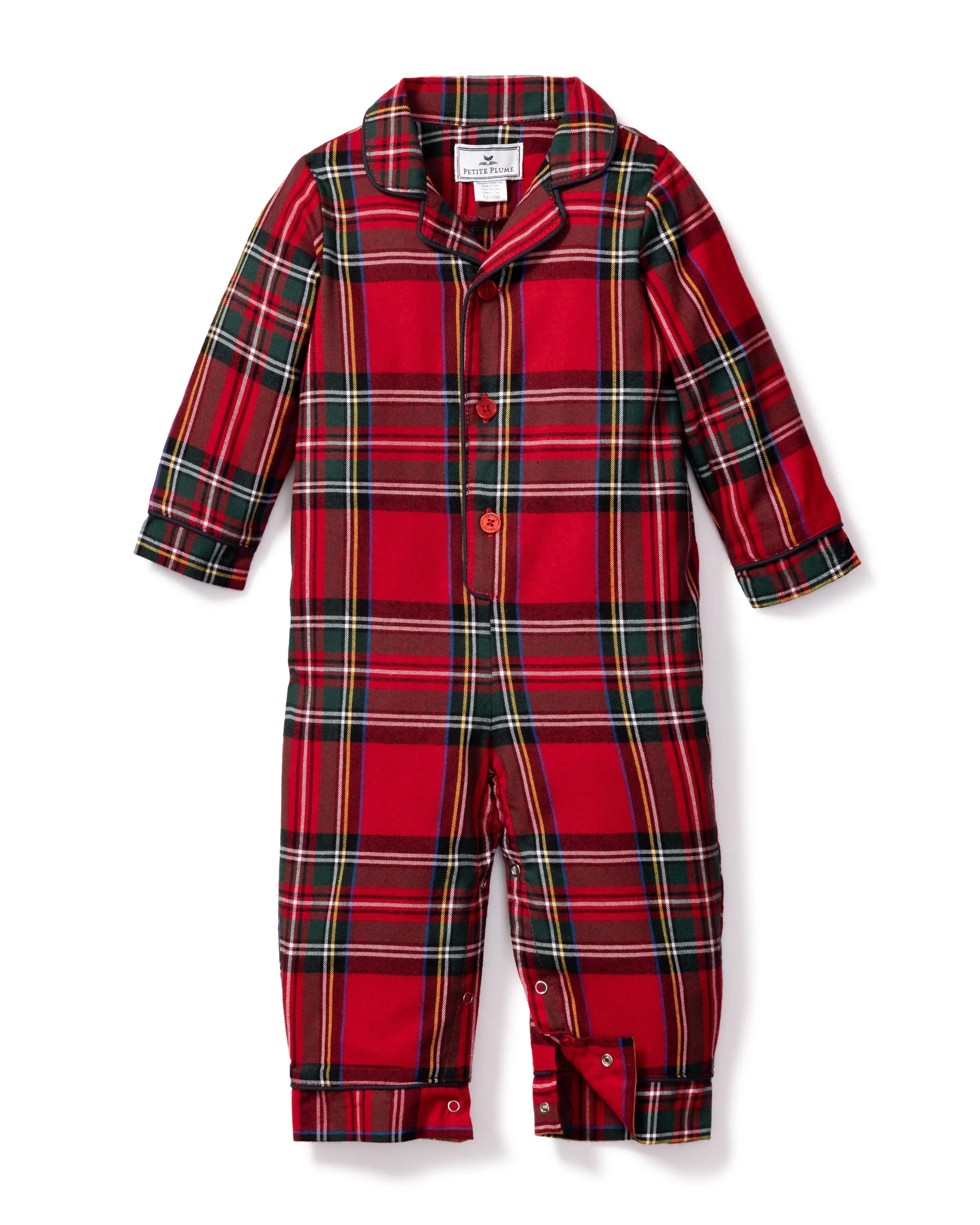 Baby's Brushed Cotton Classic Romper | Imperial Tartan