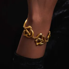 Back to Nature Goldtone Bracelet