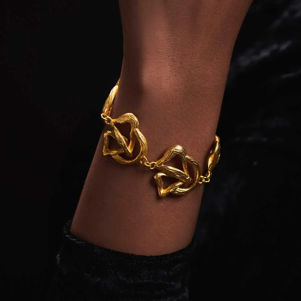 Back to Nature Goldtone Bracelet