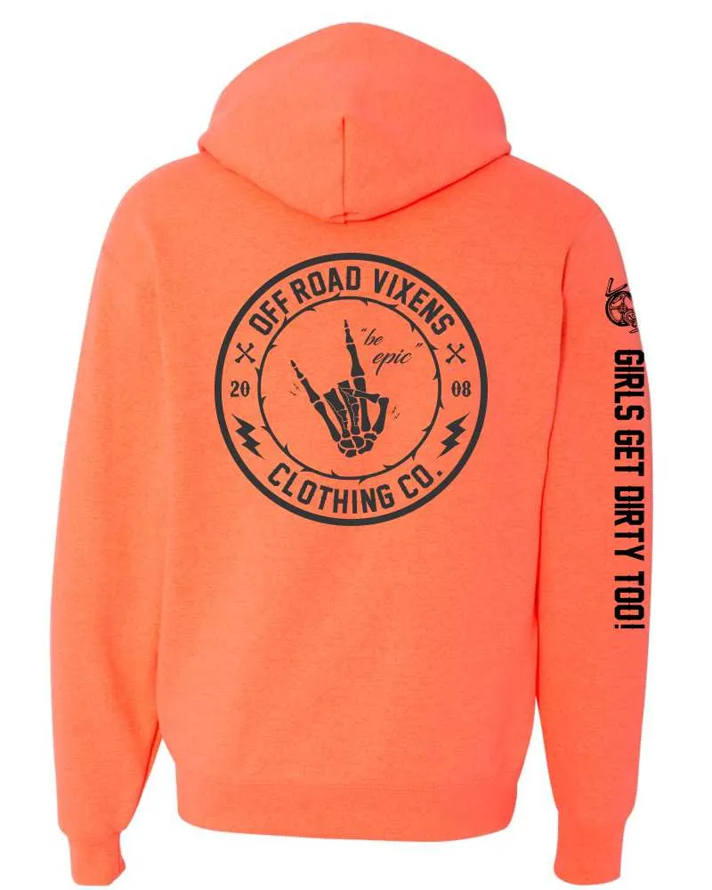 Be Epic Pullover Neon Coral