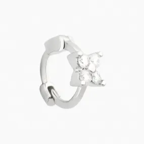 Bella Flower Helix Hoop