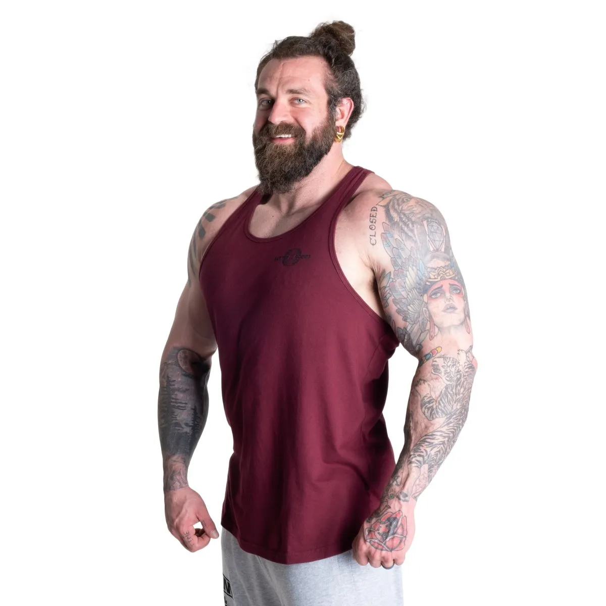 Better Bodies Essential T-Back V2 - Maroon