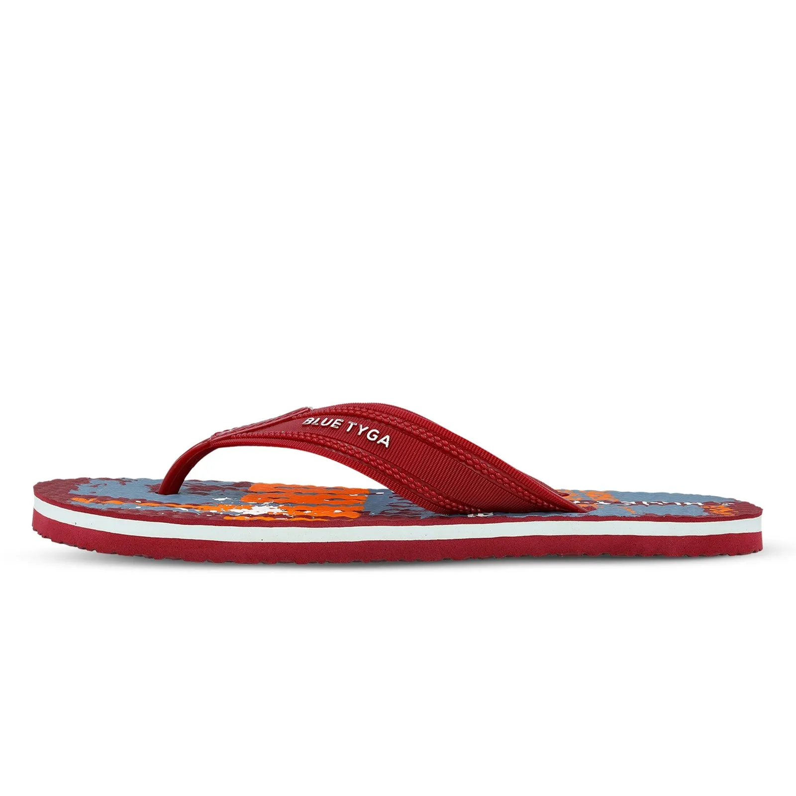 Blue Tyga Gents Flip Flop Thong  - BTG702 Maroon