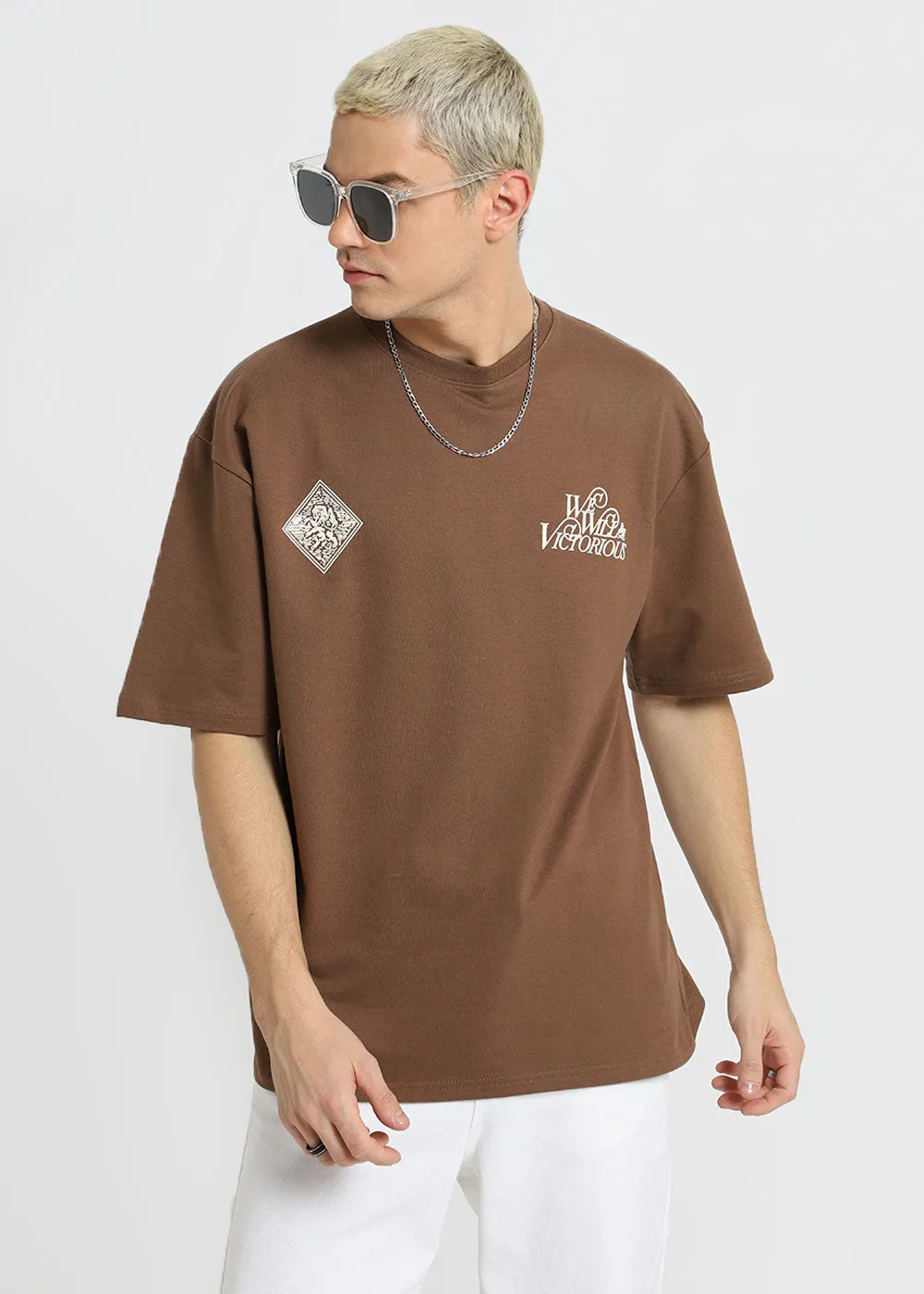 Brown Oversized T-shirt