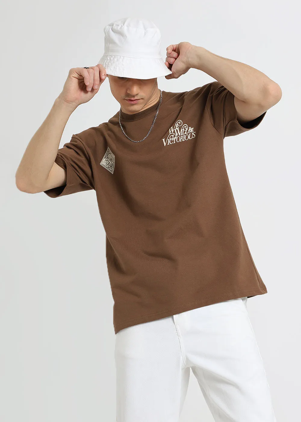 Brown Oversized T-shirt