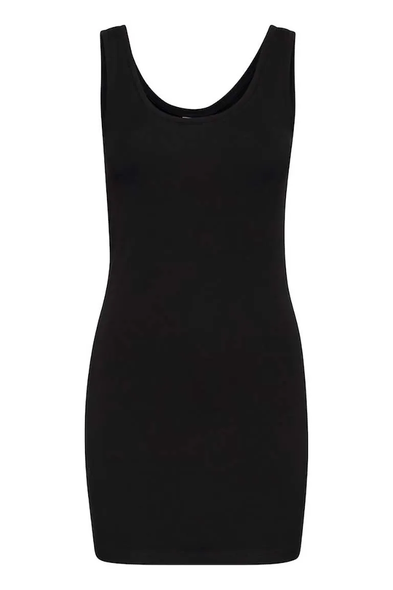 B.Young Long Layering Vest - Black