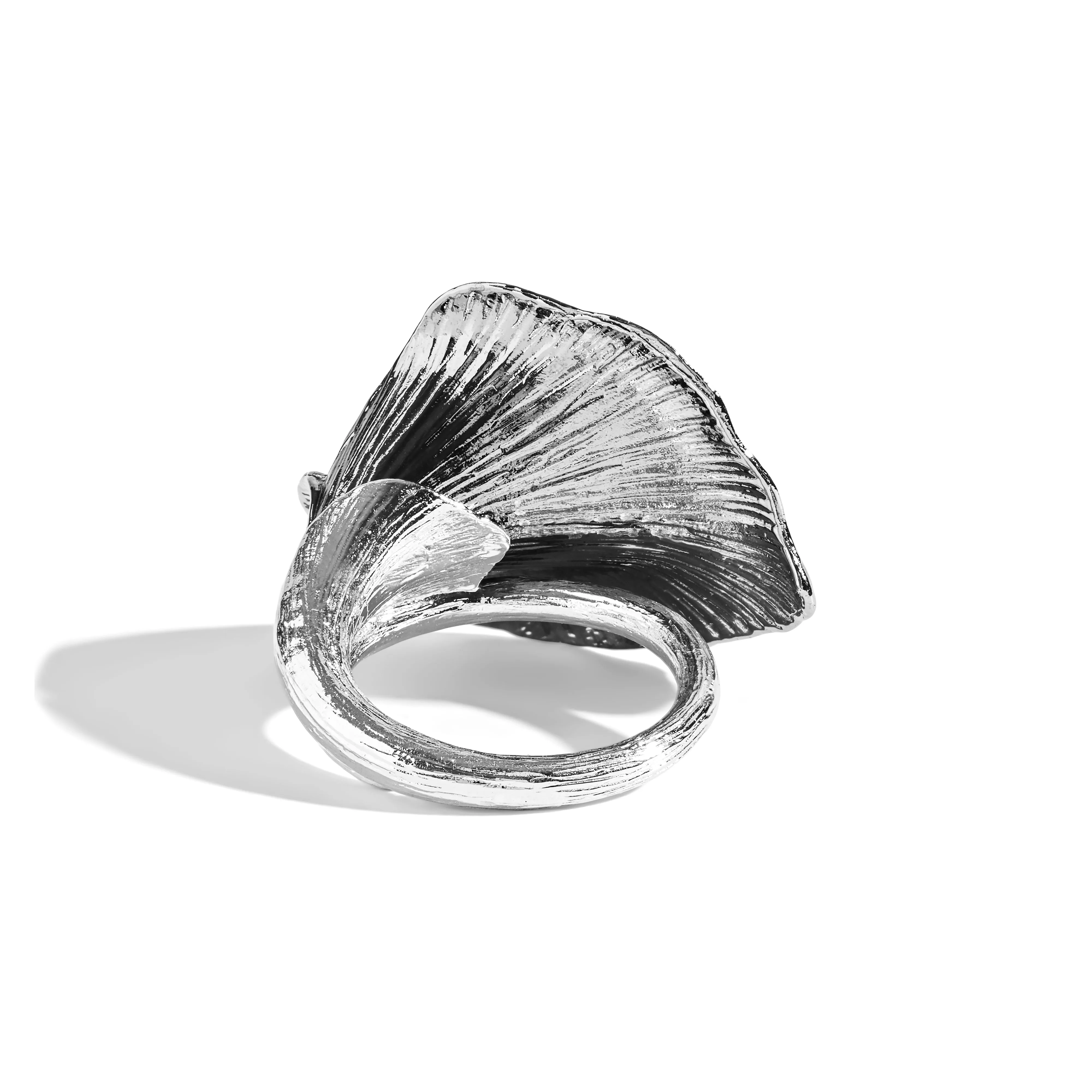 Calla Lily Ring with Diamonds