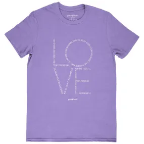 Cherished Girl Grace & Truth Love Chapter Girlie Christian Bright T Shirt