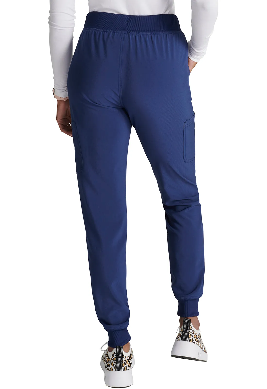 Cherokee CK249 Women's Natural Rise Jogger Scrub Pant - PETITE