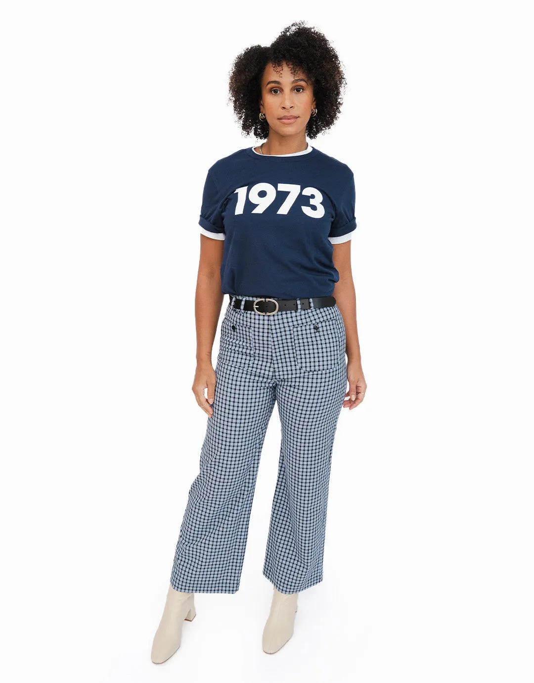 Classic 1973 Tee - Navy/White