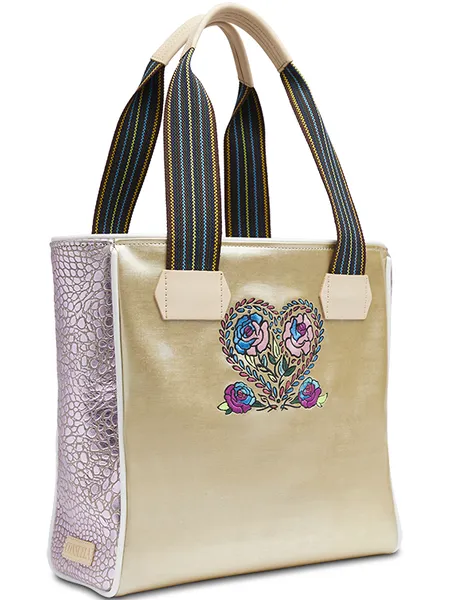 Classic Tote, Char by Consuela