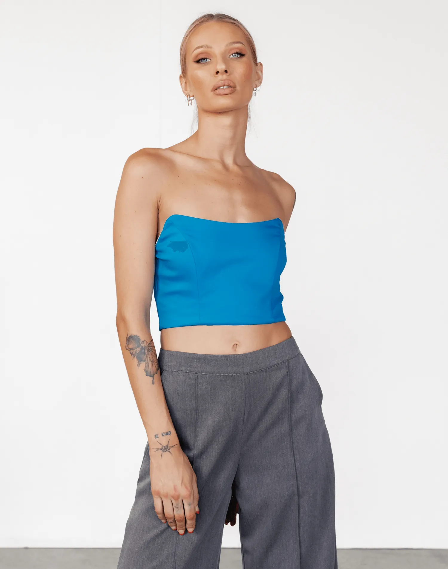 Close To You Corset Top (Cobalt)