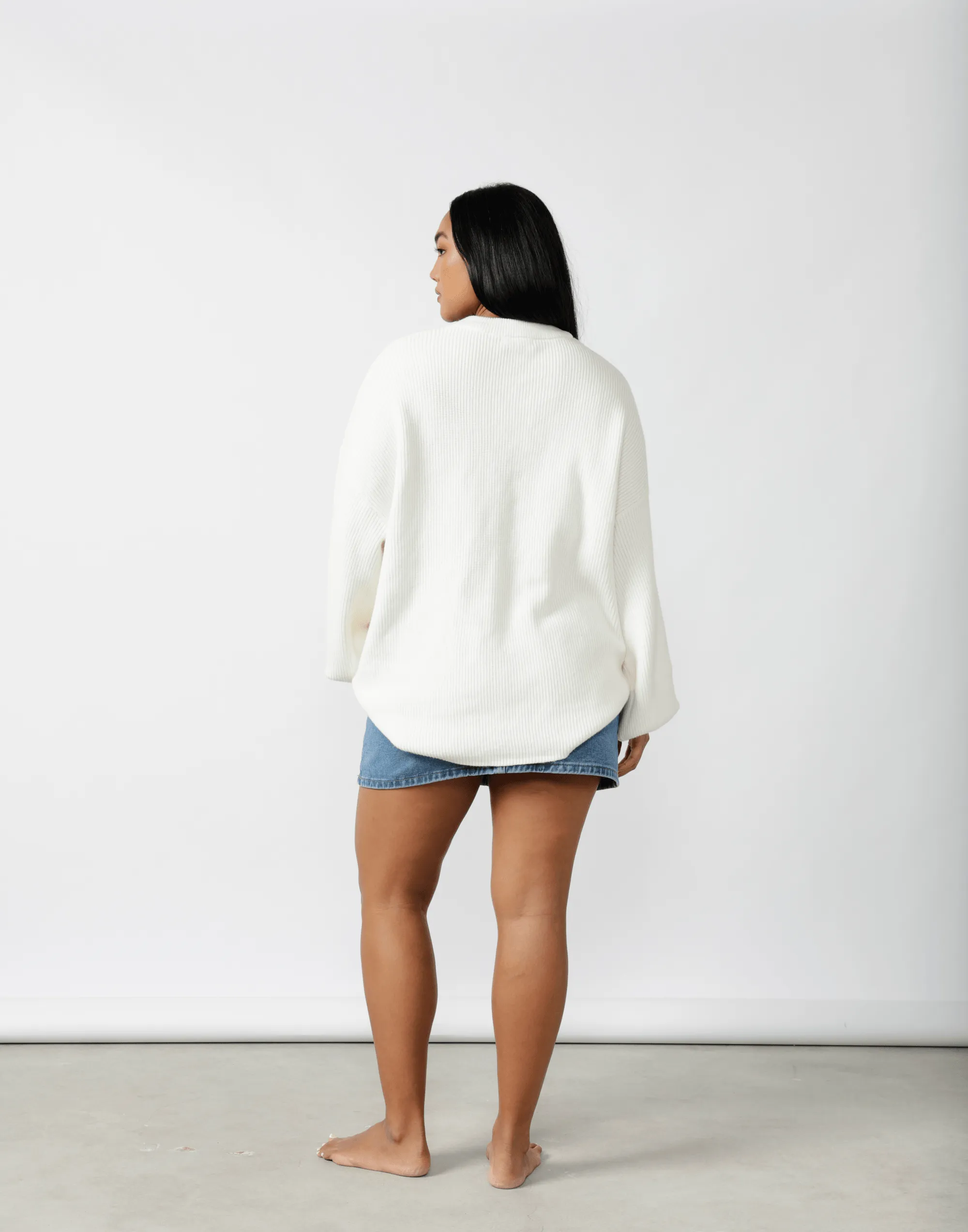 Cody Oversized Jumper (Cream)