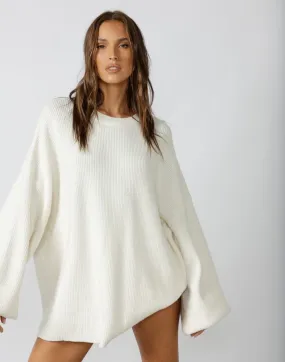 Cody Oversized Jumper (Cream)