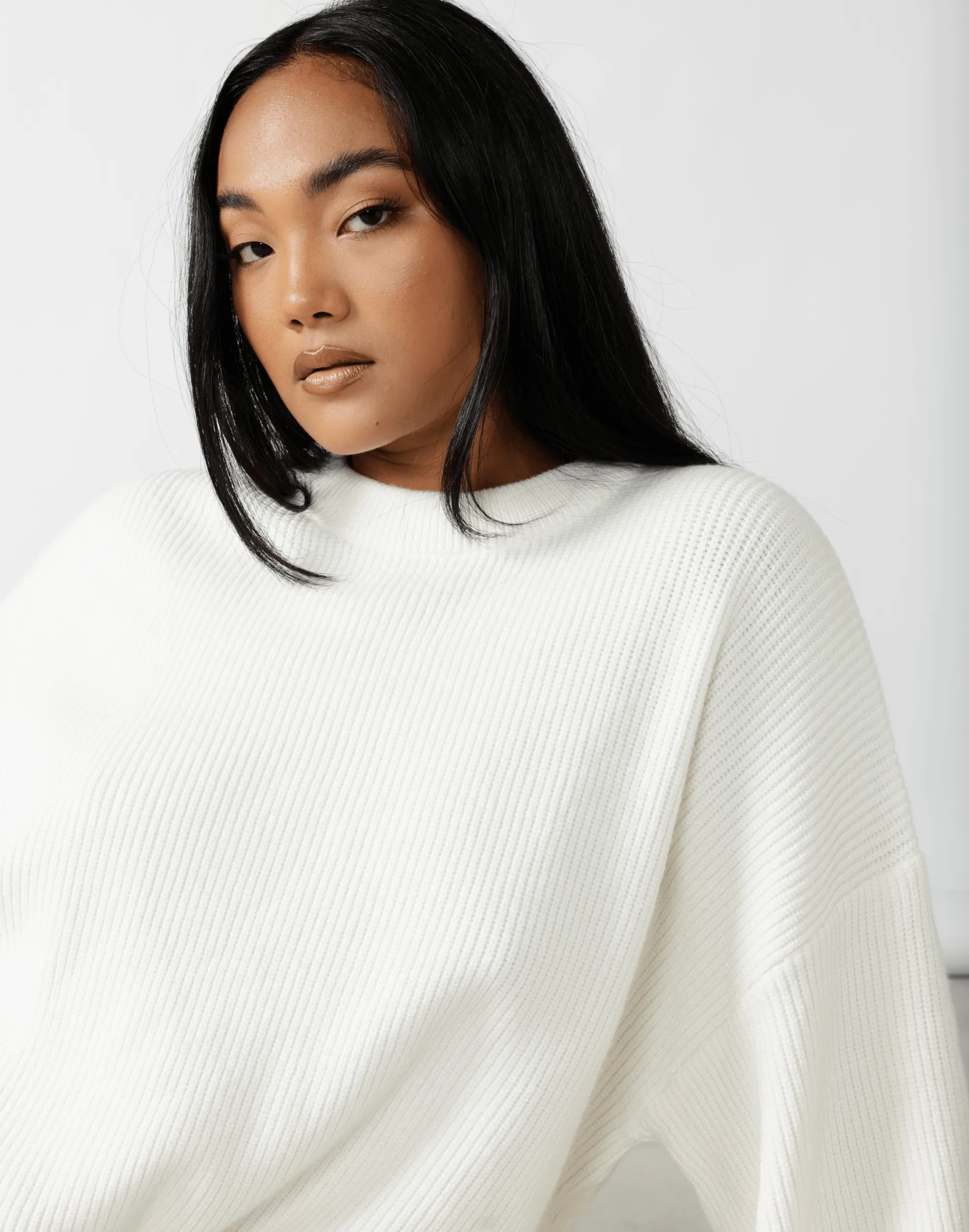 Cody Oversized Jumper (Cream)