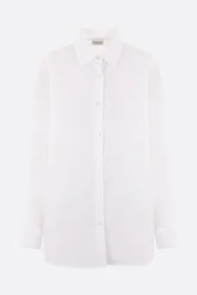 compact poplin oversized shirt