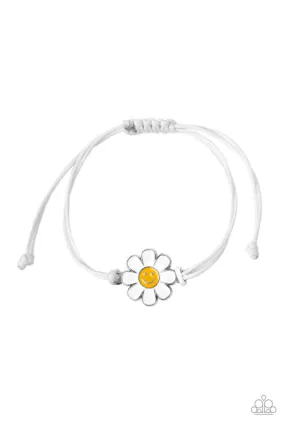 DAISY Little Thing White Bracelet - Paparazzi Accessories