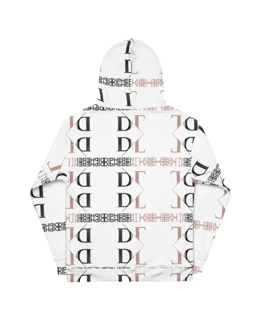 Dipherent Label Logo Brush Fleeced Hoodie