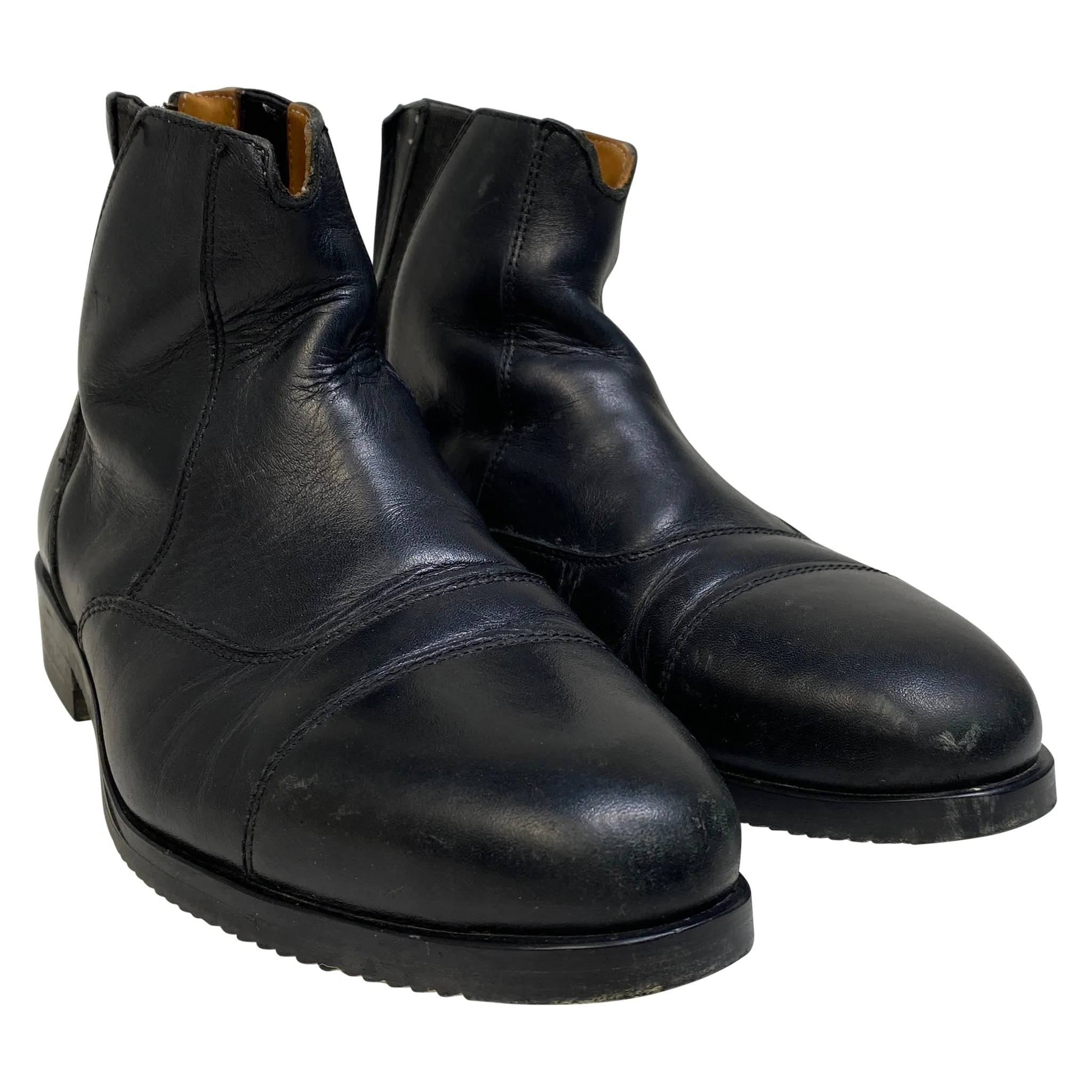 EGO7 'Libra' Zip Paddock Boots in Black - EU 35 (US Children's 4)