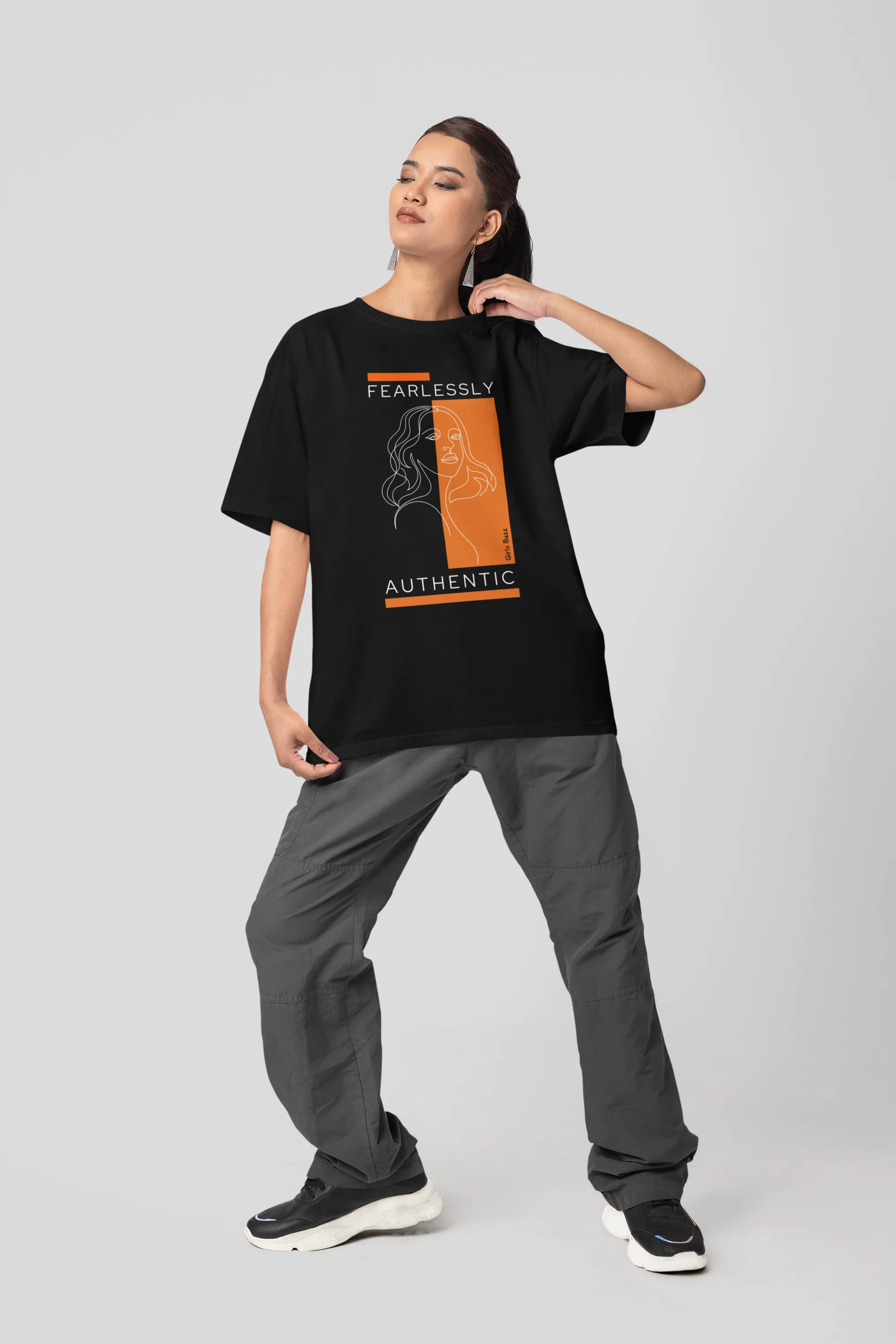 Fearlessly Authentic Oversized T-shirt