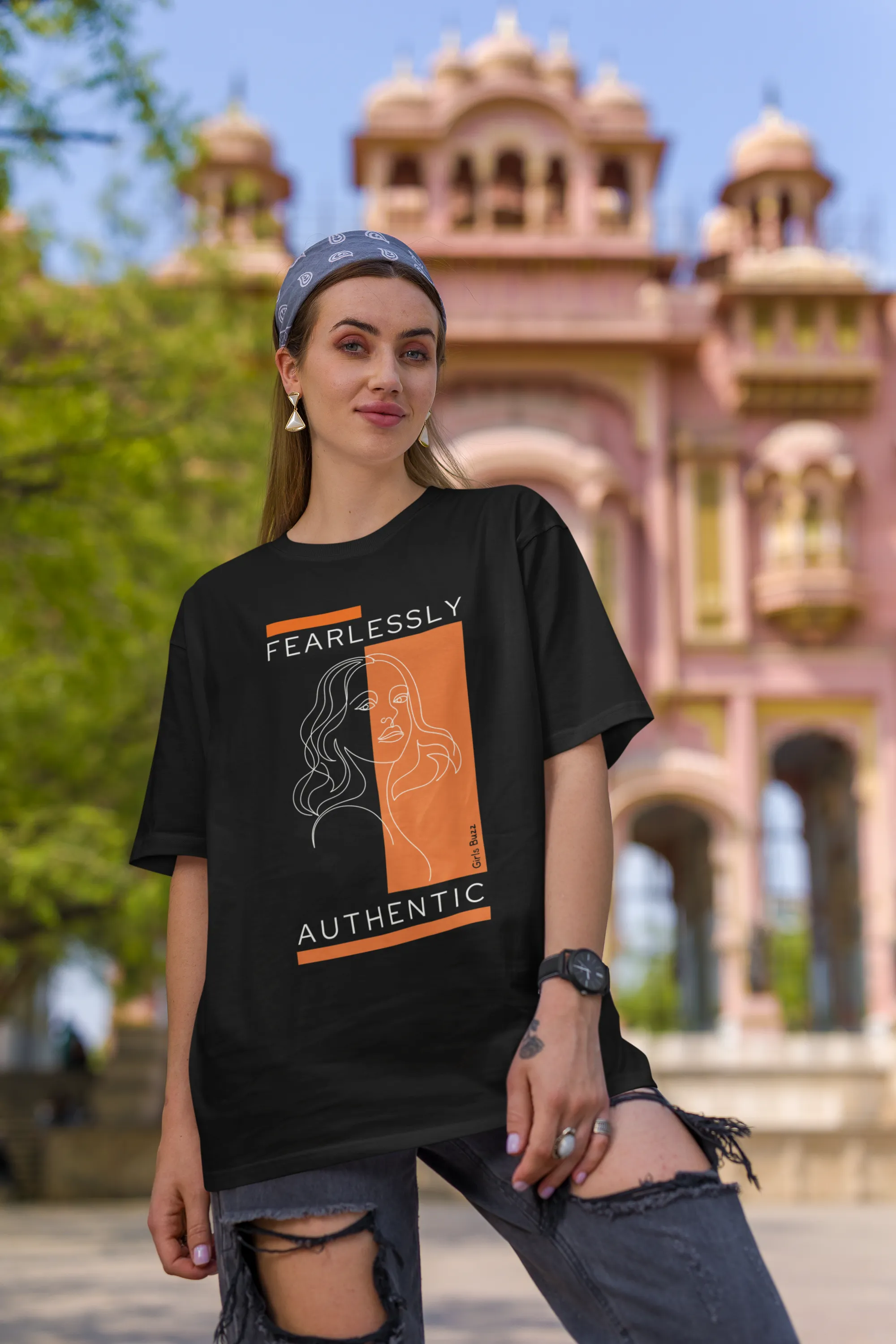 Fearlessly Authentic Oversized T-shirt