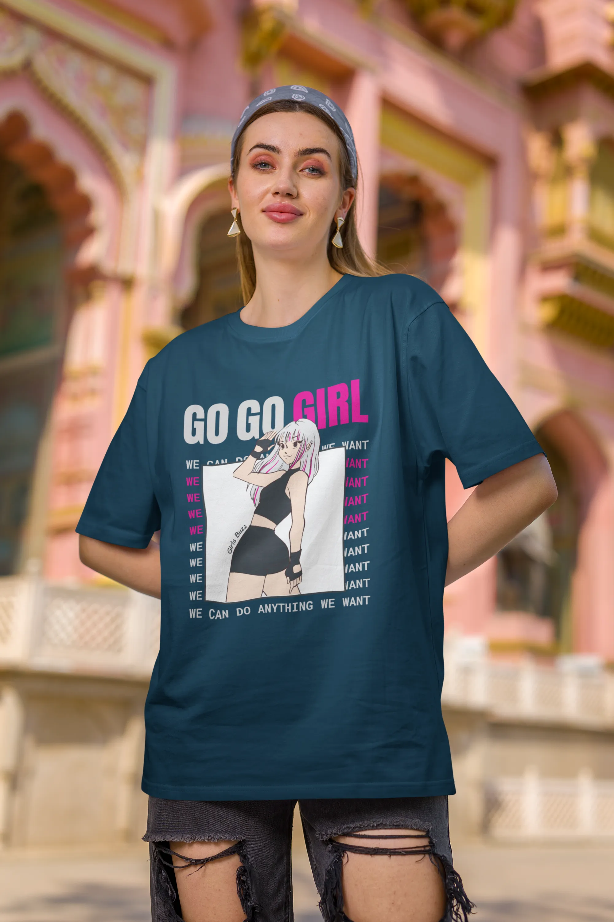 Go Girl Oversized Tee