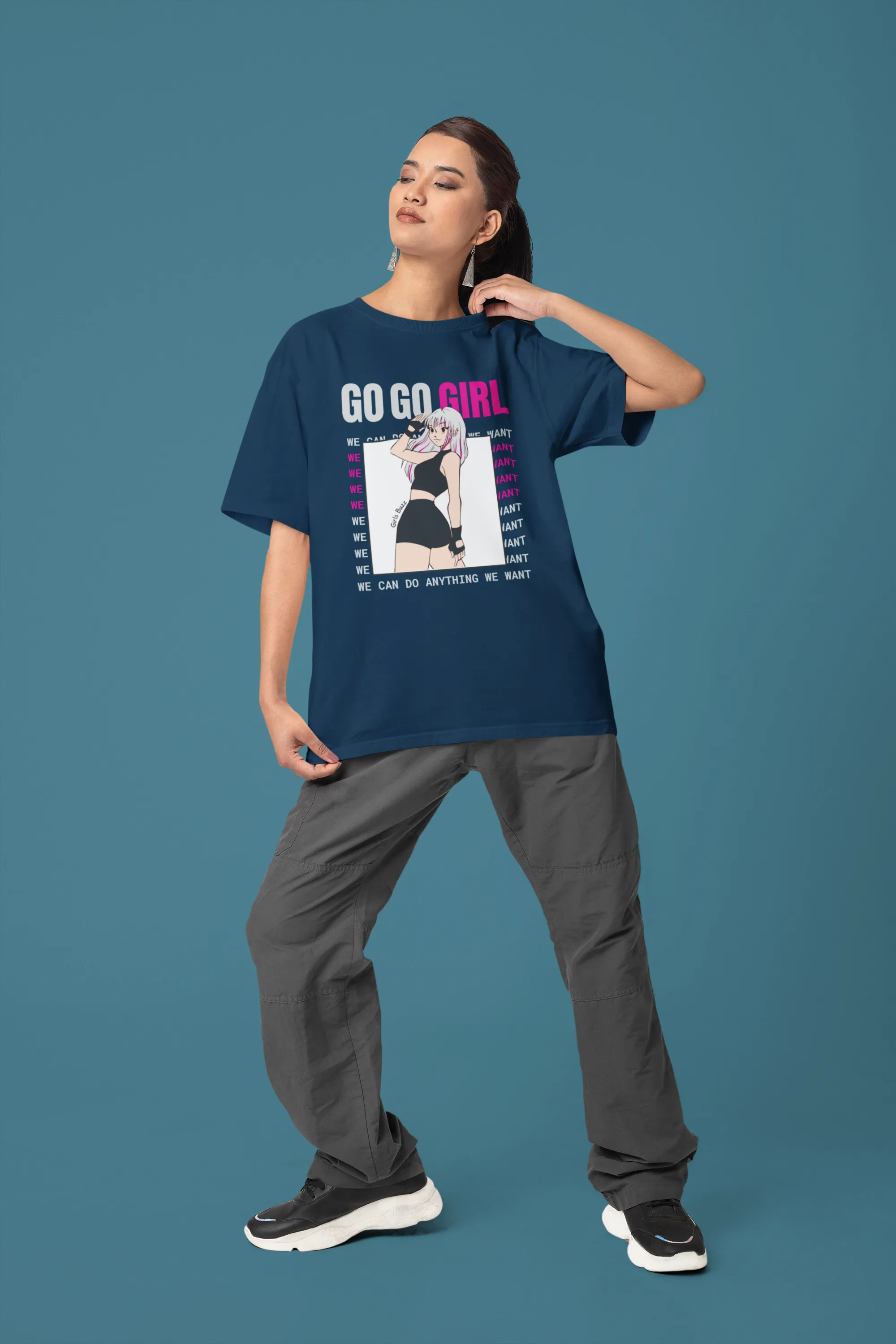 Go Girl Oversized Tee