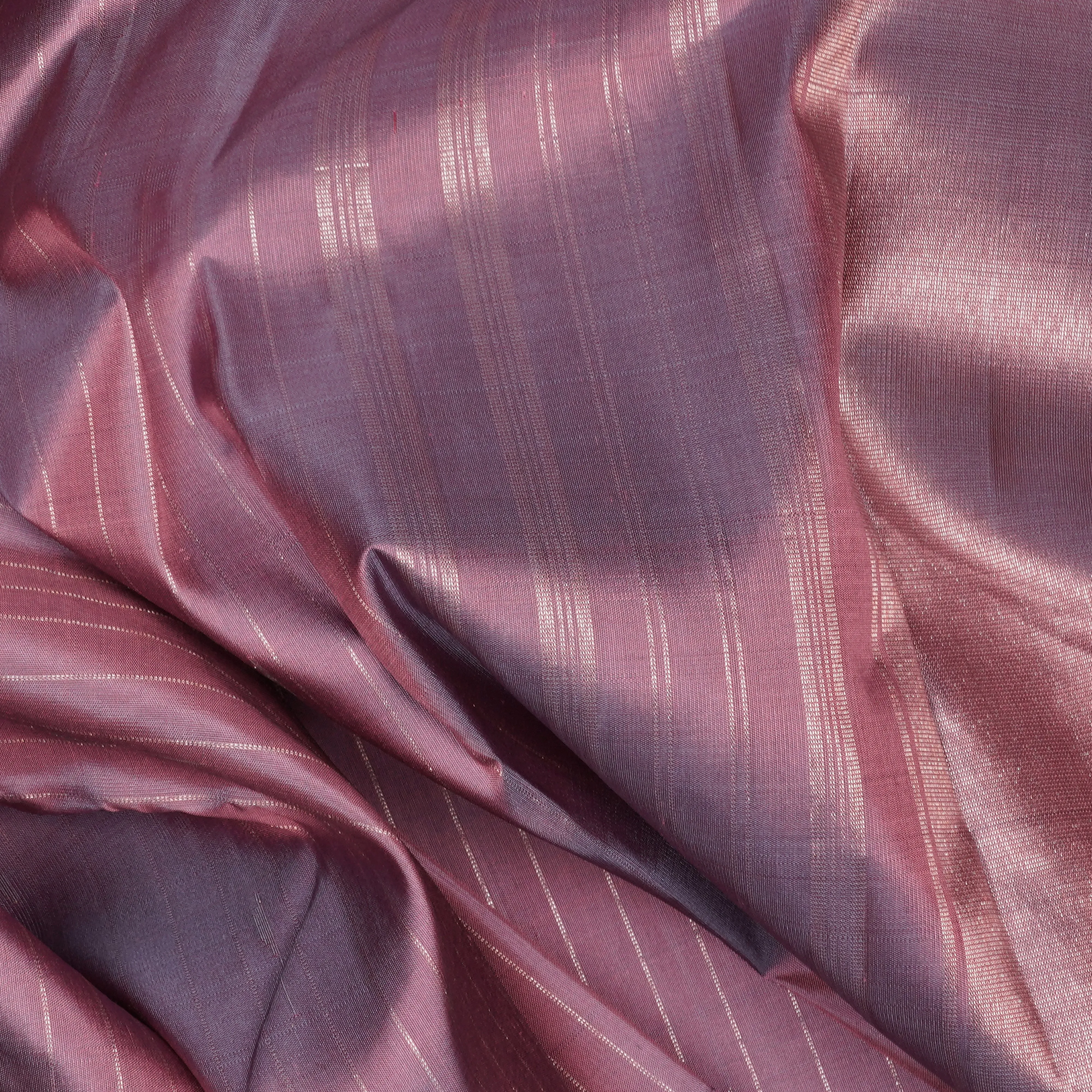 Handwoven Mauve Kanjivaram Silk Saree - 2141T010556DSC