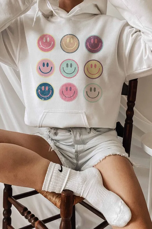 HAPPY FACE GALLERY GRAPHIC HOODIE