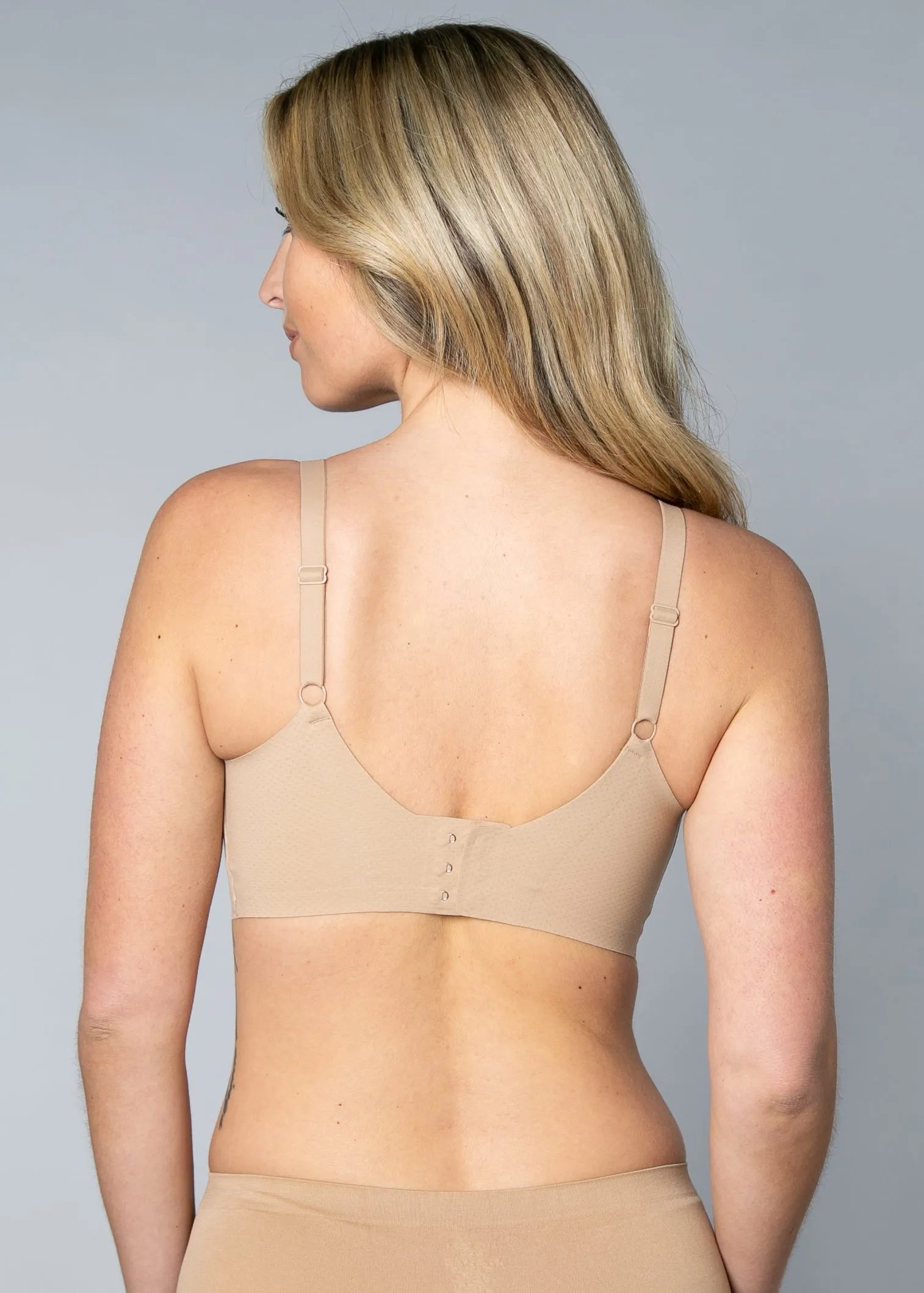 Invisible Edge Shear Sculpt with Lace Overlay Bra