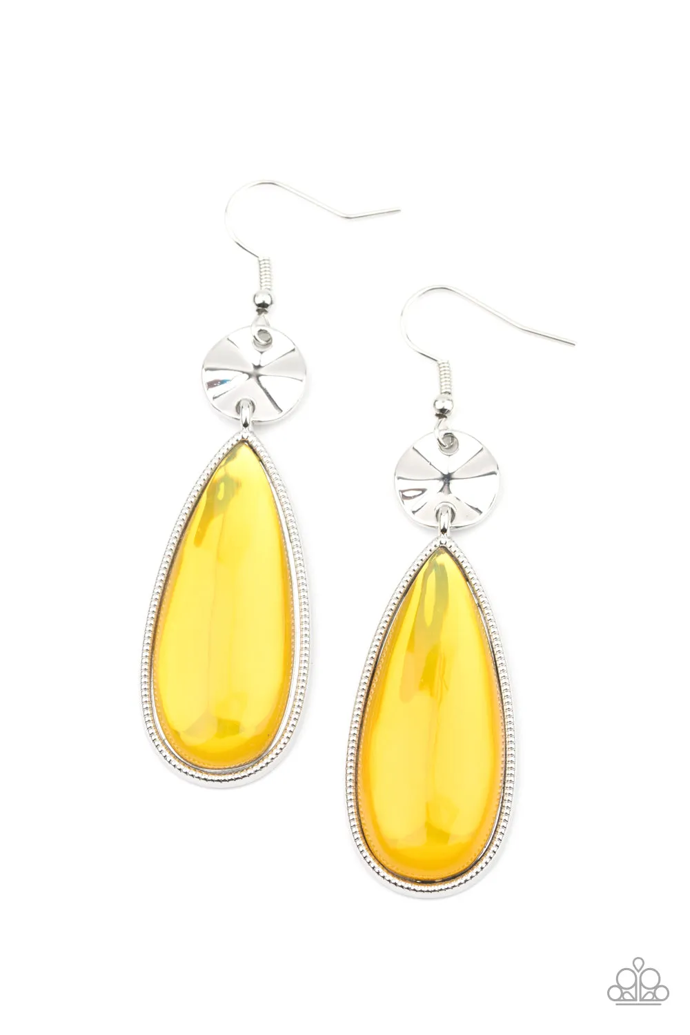 Jaw-Dropping Drama Yellow-Earrings