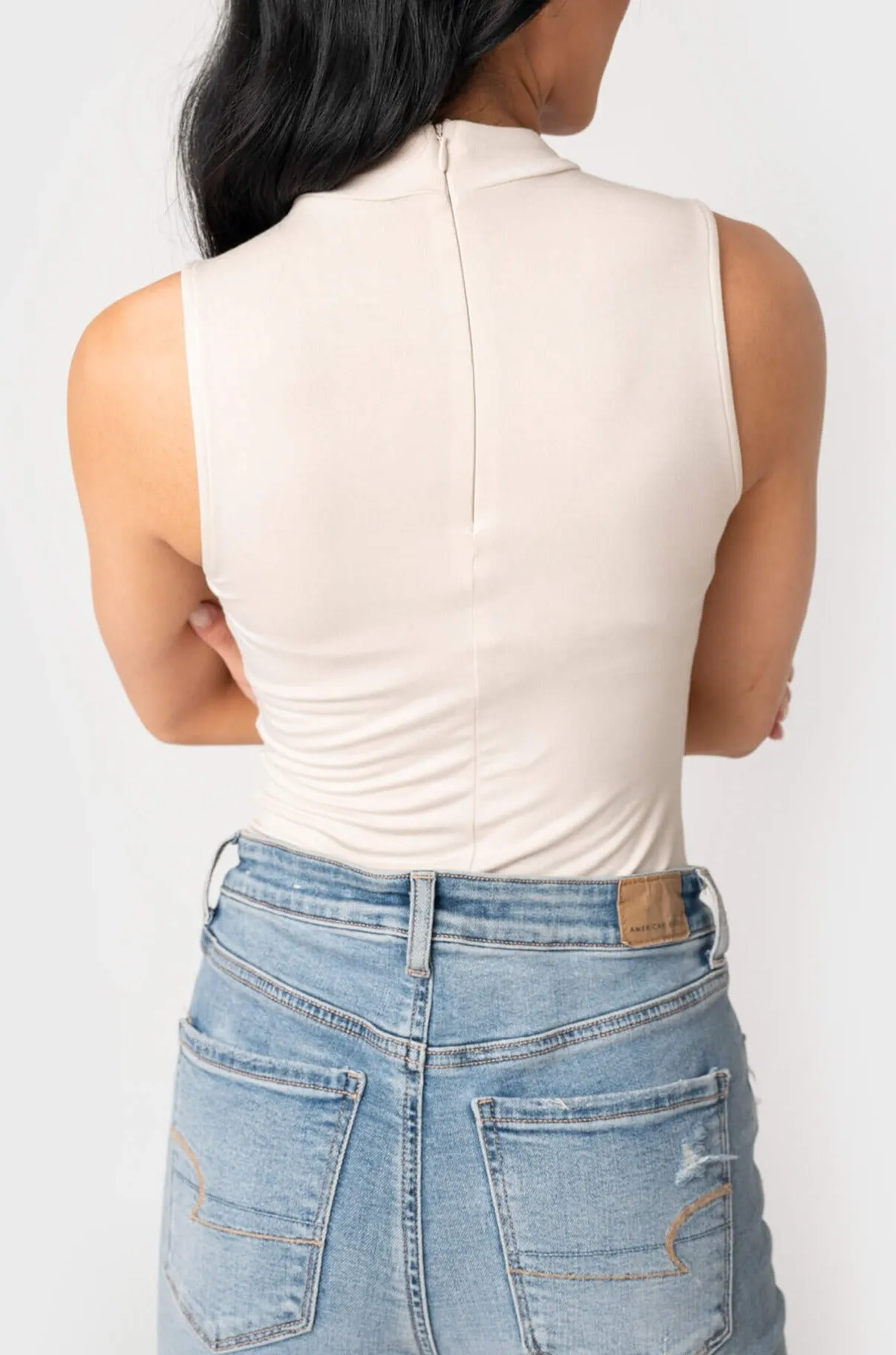 Jennifer Essential Mock Neck Bodysuit