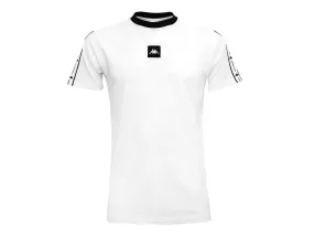 KAPPA Authentic JPN T-Shirt White Black 304ICN0