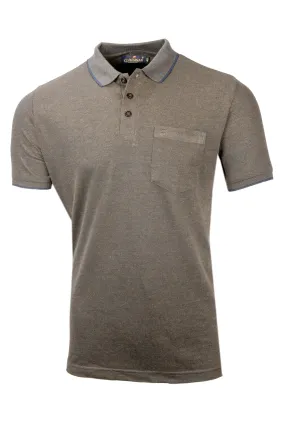 Kevin Ninan Two-tone Olive Polo T-shirt