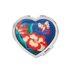 Kyoto In Bloom Heart Compact Mirror