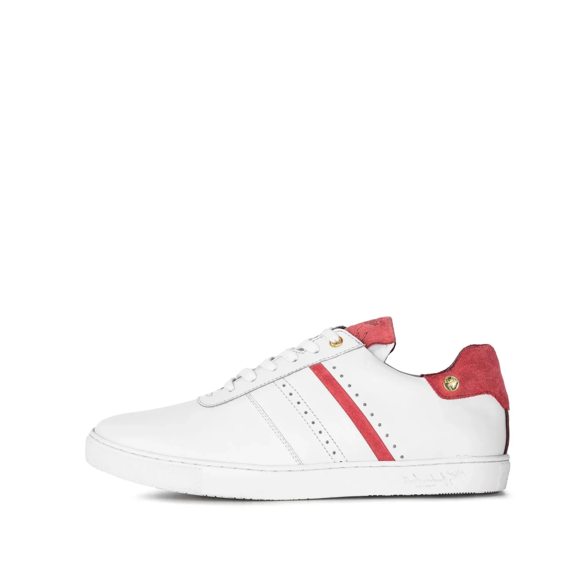 LADIES LOUISE WHITE PINK TRAINER