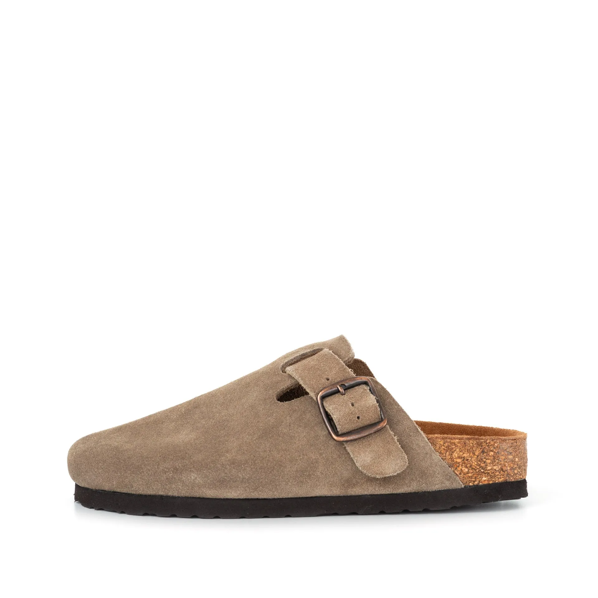 Ladies Stone Suede Mule