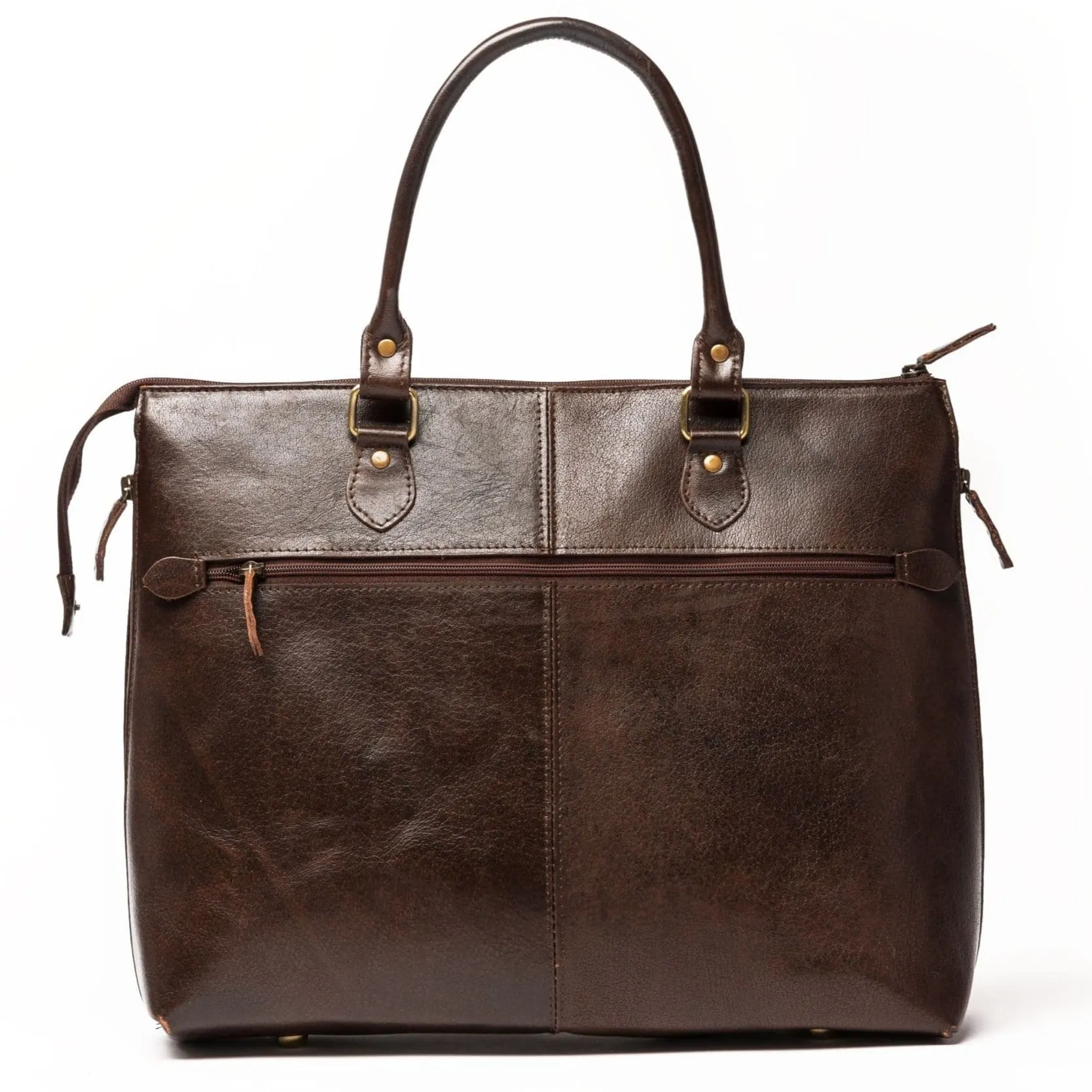 Leather Tech Tote